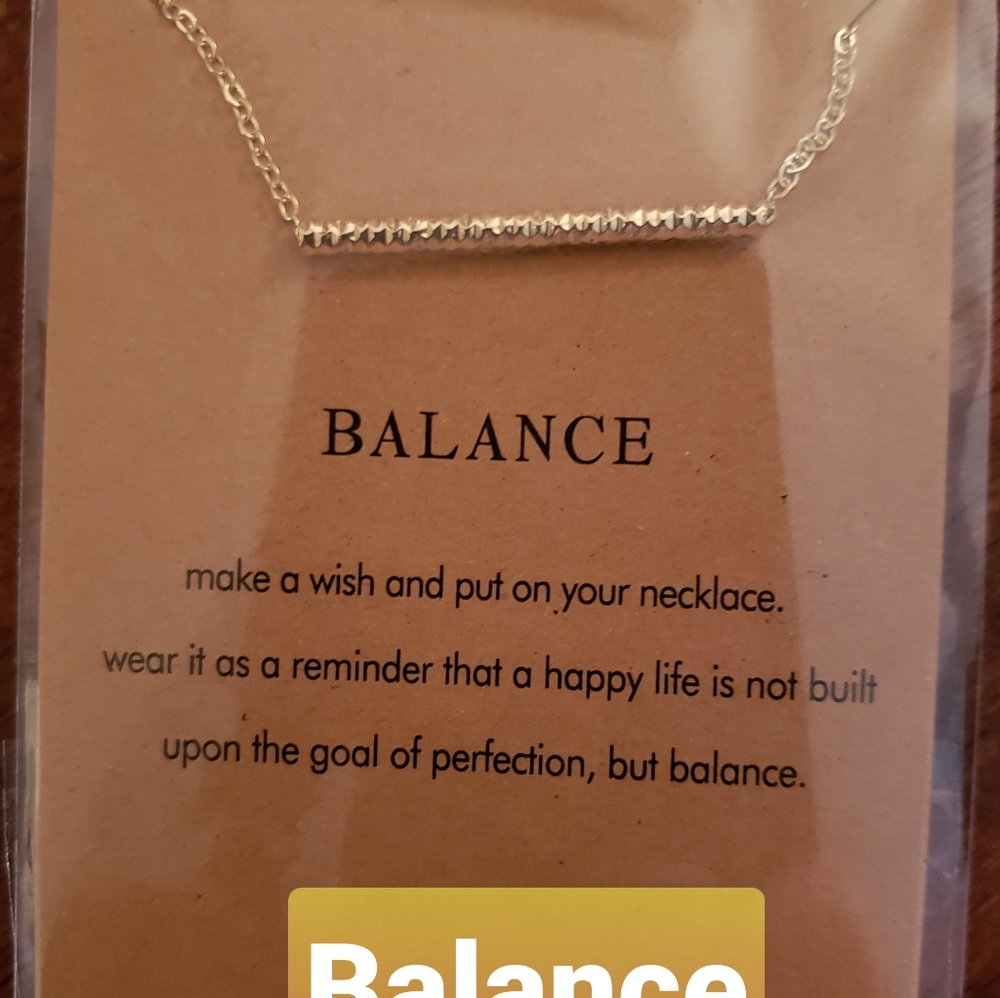 Balance Necklace- NIP